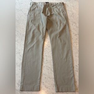 J Crew Men’s Flex Driggs Stretch Khaki Pant, 31x32, Excellent pre-owned cond!